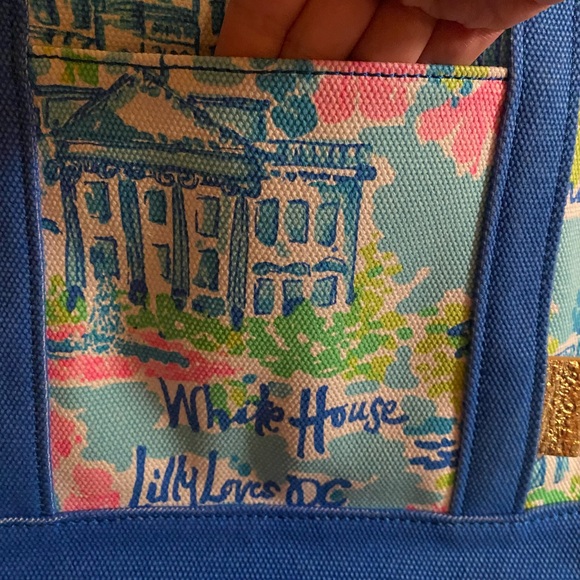Lilly Pulitzer Lilly Loves DC tote bag - Picture 7 of 12